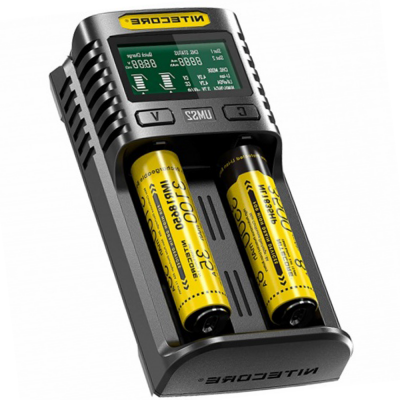 Зарядное устройство NITECORE UM2 18650/21700 на 2*АКБ Зарядное устройство NITECORE UM2 18650/21700 на 2*АКБ