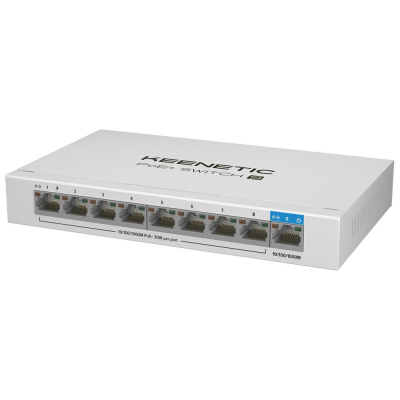 Коммутатор Keenetic PoE+ Switch 9 (KN-4710) Коммутатор Keenetic PoE+ Switch 9 (KN-4710)
