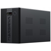 ИБП MARSRIVA MR-UF1050 Smart Линейно-Интерактивный ИБП, 1050ВА/630Вт, LED, 4 АС Выхода, 2*12B/9Ач, без USB