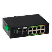 Неуправляемый ePoE-коммутатор Dahua DH-LR2110-8ET-120, 8 PoE-портов, Gigabit Uplink и SFP