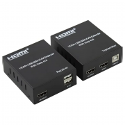 KVM-удлинитель HDMI + USB 4K до 60 м с HDMI Loop-out