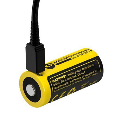 Аккумуляторная батарея NITECORE NL1665R RCR123/16340 USB Аккумуляторная батарея NITECORE NL1665R RCR123/16340 USB