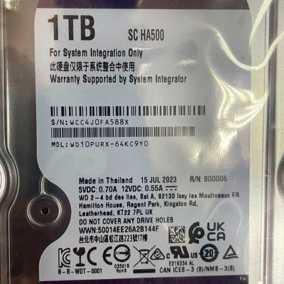 Жесткий диск Western Digital WD Purple 1 ТБ WD10PURX Жесткий диск Western Digital WD Purple 1 ТБ WD10PURX